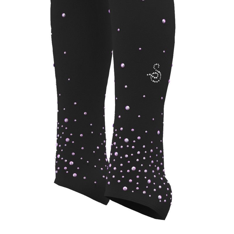 Sagester Thermo-Leggings 482 mit Strass