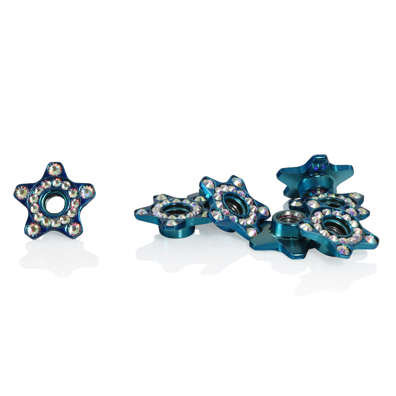 Shiny Nuts No.4  Super Color Star blau