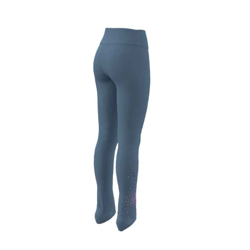 Sagester Thermo-Leggings 417 mit Strass steel blue