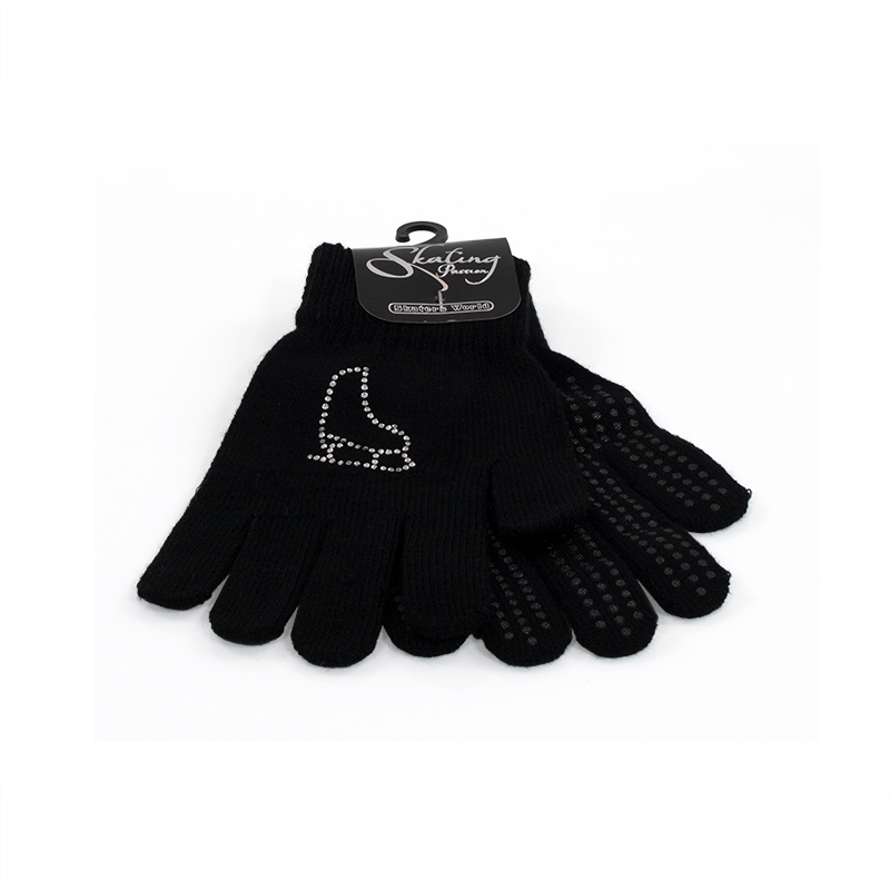 SW Handschuhe Straß schwarz