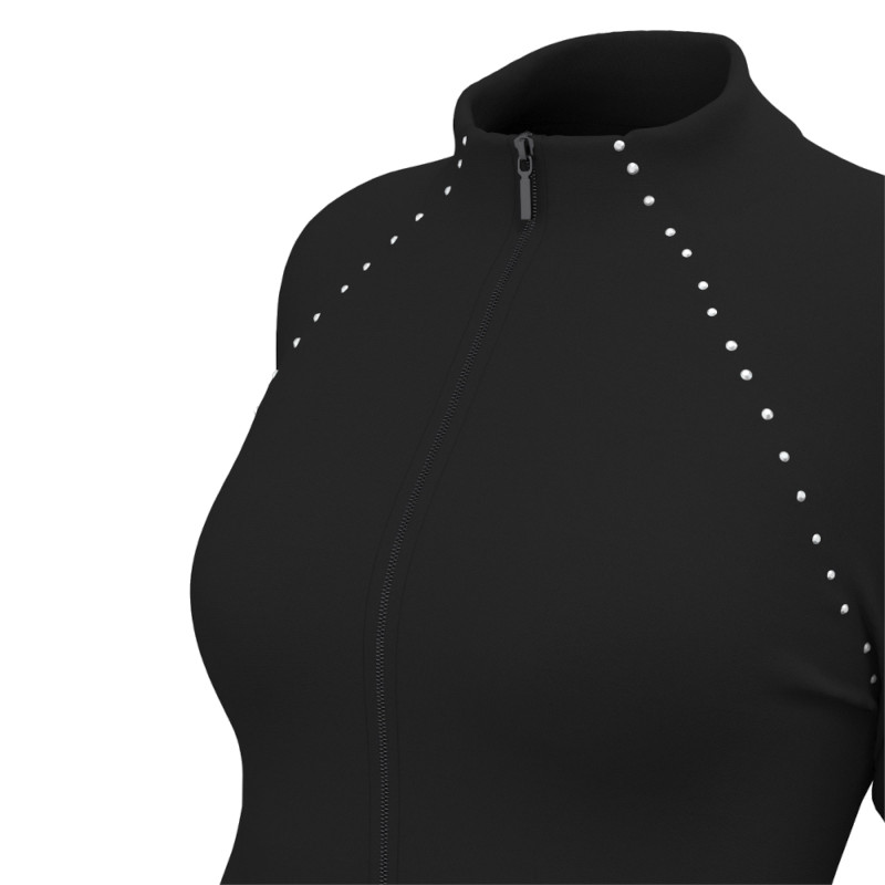 Sagester Jacke 251 mit Strass schwarz