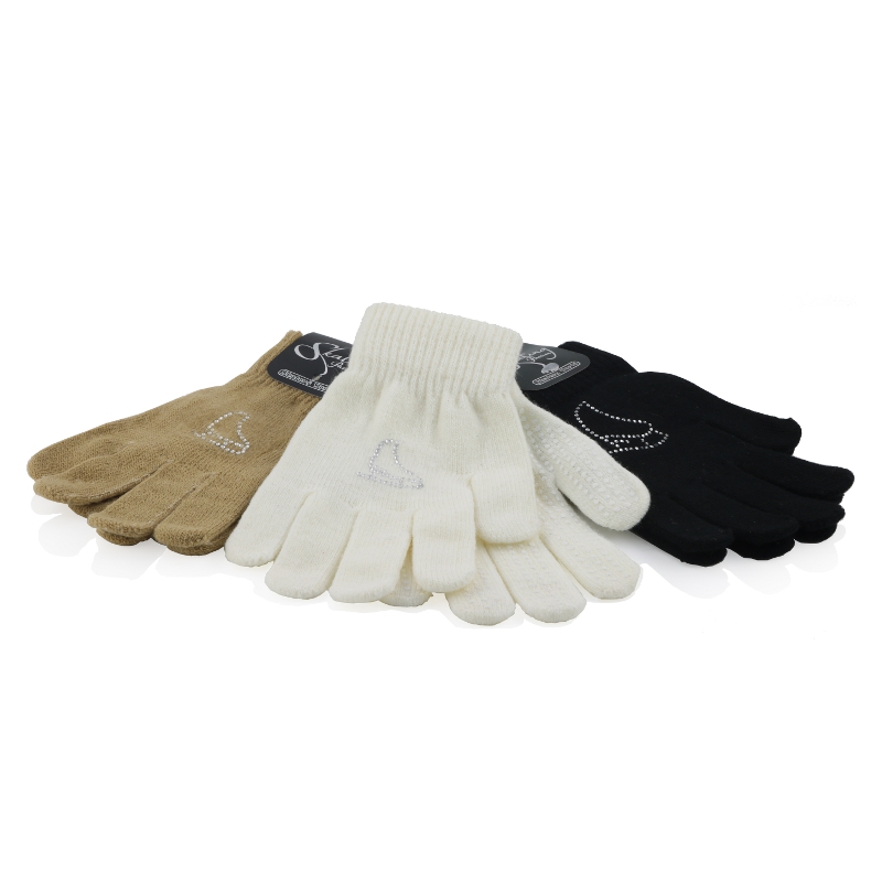 SW Handschuhe Straß weiß