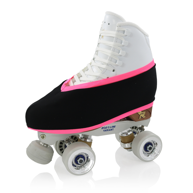 SW Stiefelschoner neoprene schwarz-pink