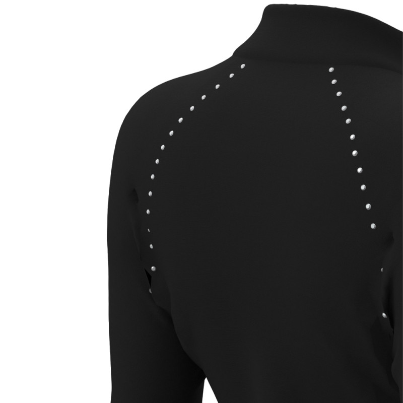 Sagester Jacke 251 mit Strass schwarz