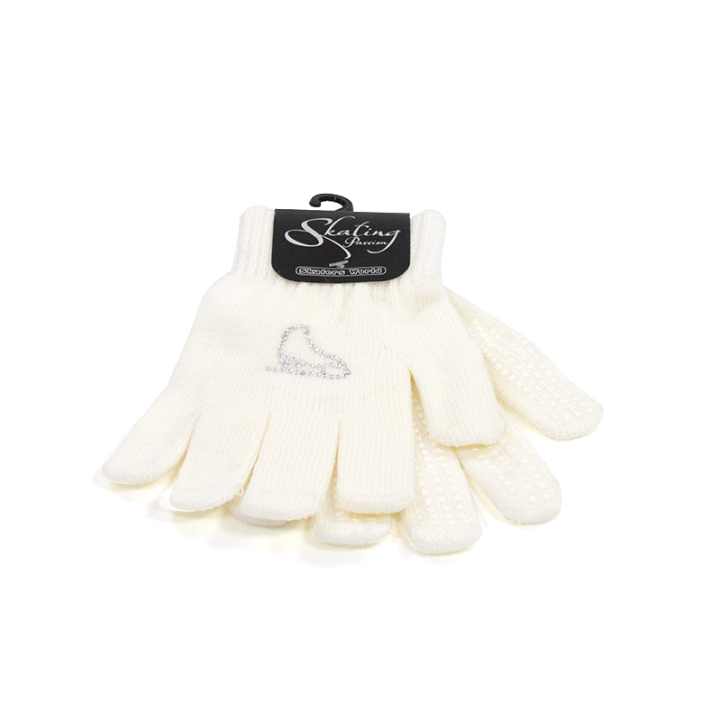 SW Handschuhe Straß weiß
