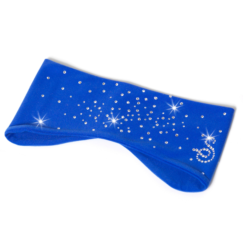 Sagester Stirnband 537 mit Strass bluette