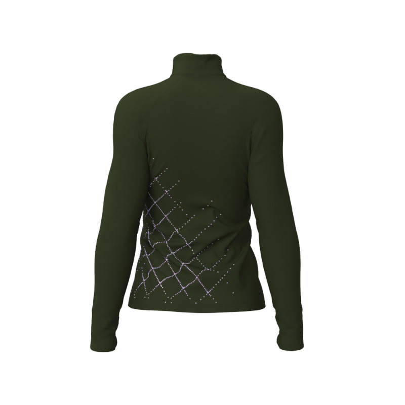 Sagester Thermo-Jacke 288 mit Strass forest green